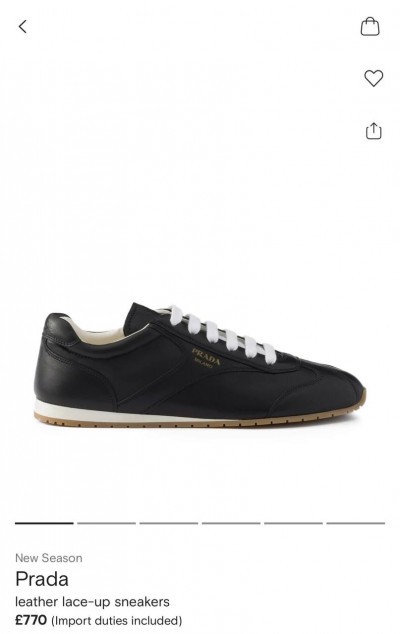 Сникеры Prada