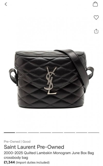 Сумка Saint Laurent June Box  