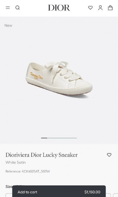 Сникеры Dior