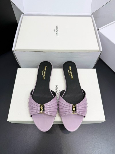 Шлепки Saint Laurent   