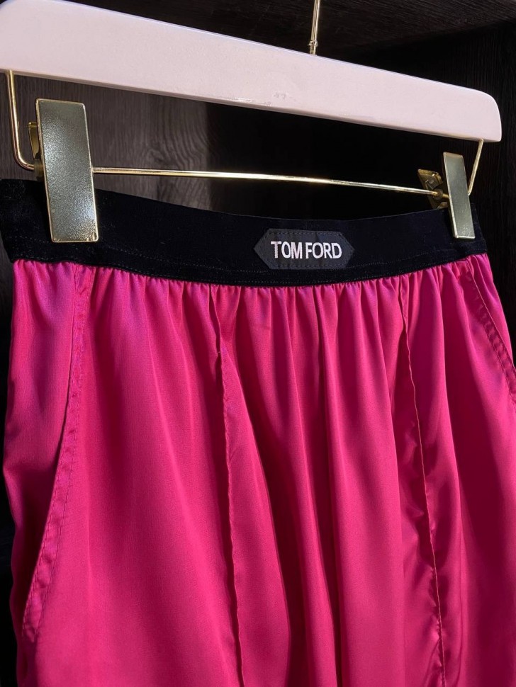 Брюки Tom Ford из натурального шелка 