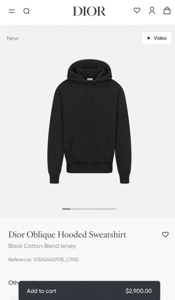 Худи Dior