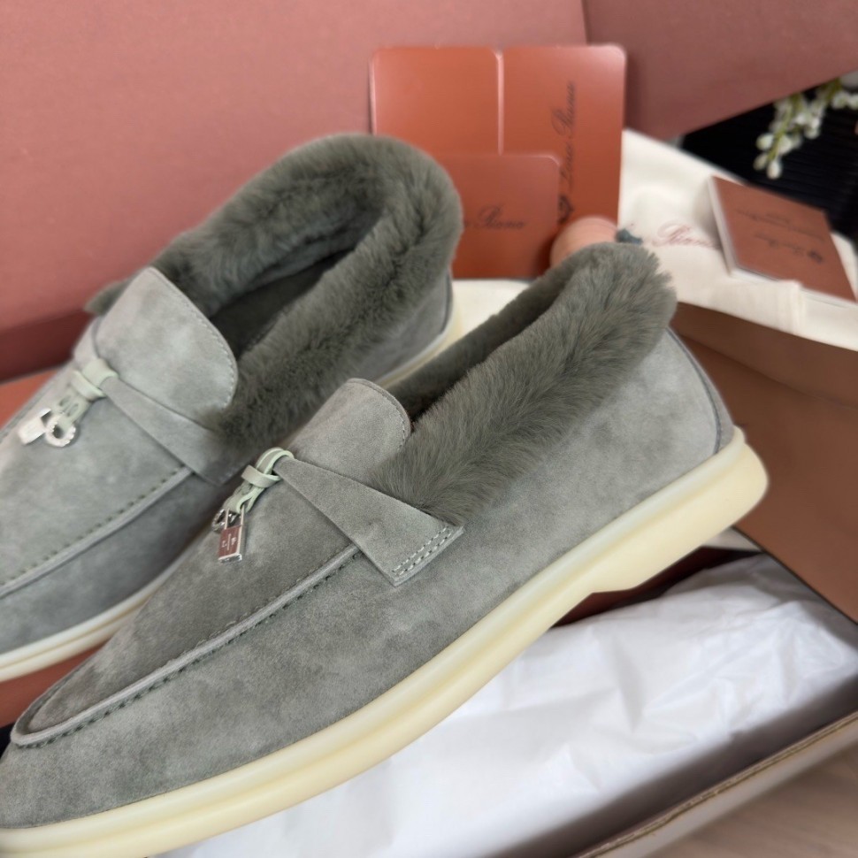 Лоуферы Loro Piana на меху
