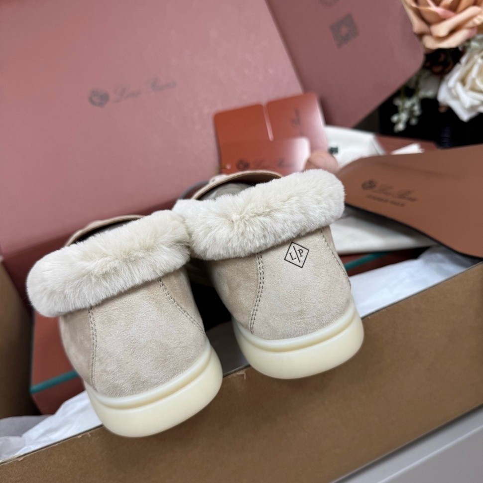 Лоуферы Loro Piana на меху